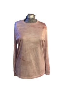 Mountain and Isles ladies pink long sleeve active wear shirt medium